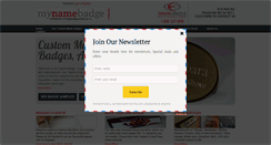 Desktop Screenshot of mynamebadge.com.au